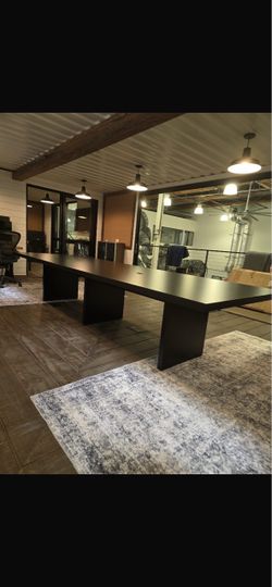 Black conference Tabke 4’x12’ U.S.A. made