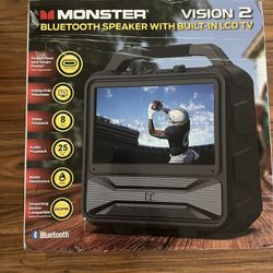 Monster Vision 2 | Portable Entertainment System with 15.6" 1080p Display & 60W Speakers