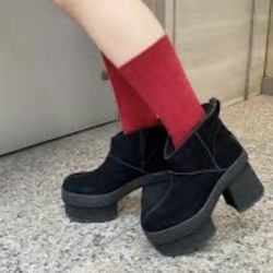 UGG Heights Platform Mini Boots NWOT