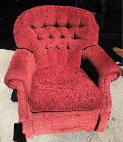 vintage La-Z-Boy swivel rocking armchair