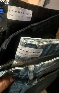 2 Topman Strech Skinny pants 32 x 30 both