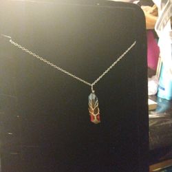 Tricolor Rock Crystal Pendant