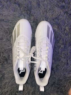 Adidas Adizero White Cleats