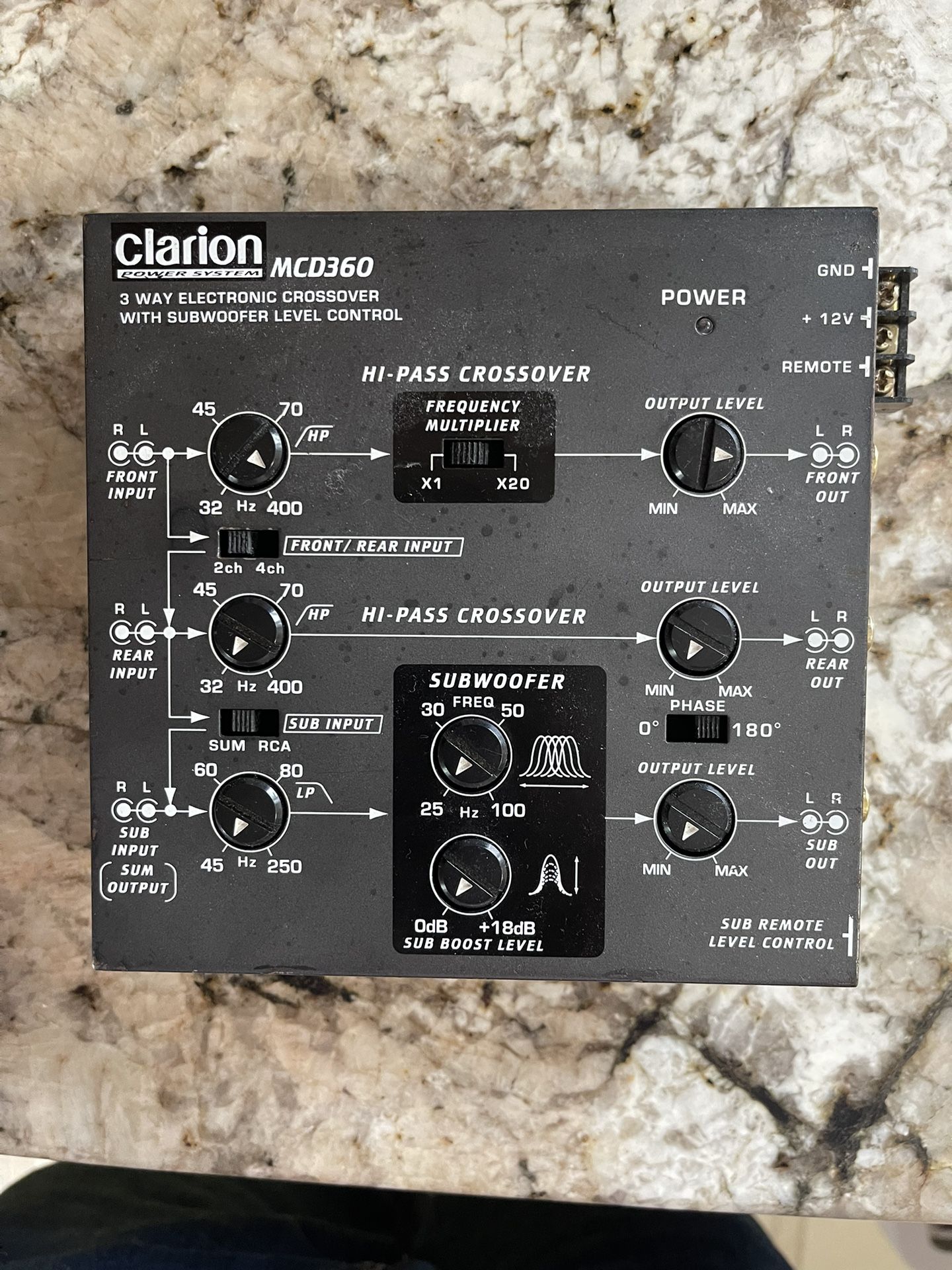 Clarion MCD60