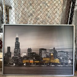Framed Chicago Poster 
