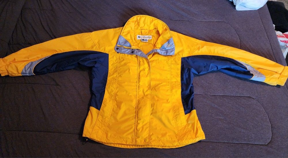 Wemens Size Medium Columbia Calais Peak Wind Breaker Rain Coat