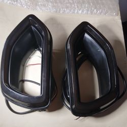 white amber led front grill light charger daytona