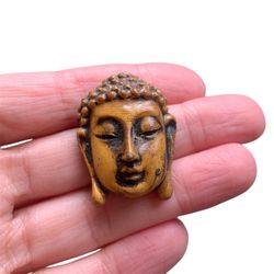 Buddha Head Paperweight Or Craft Piece