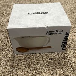 The Cellar Batter Bowl And Spoon Set 