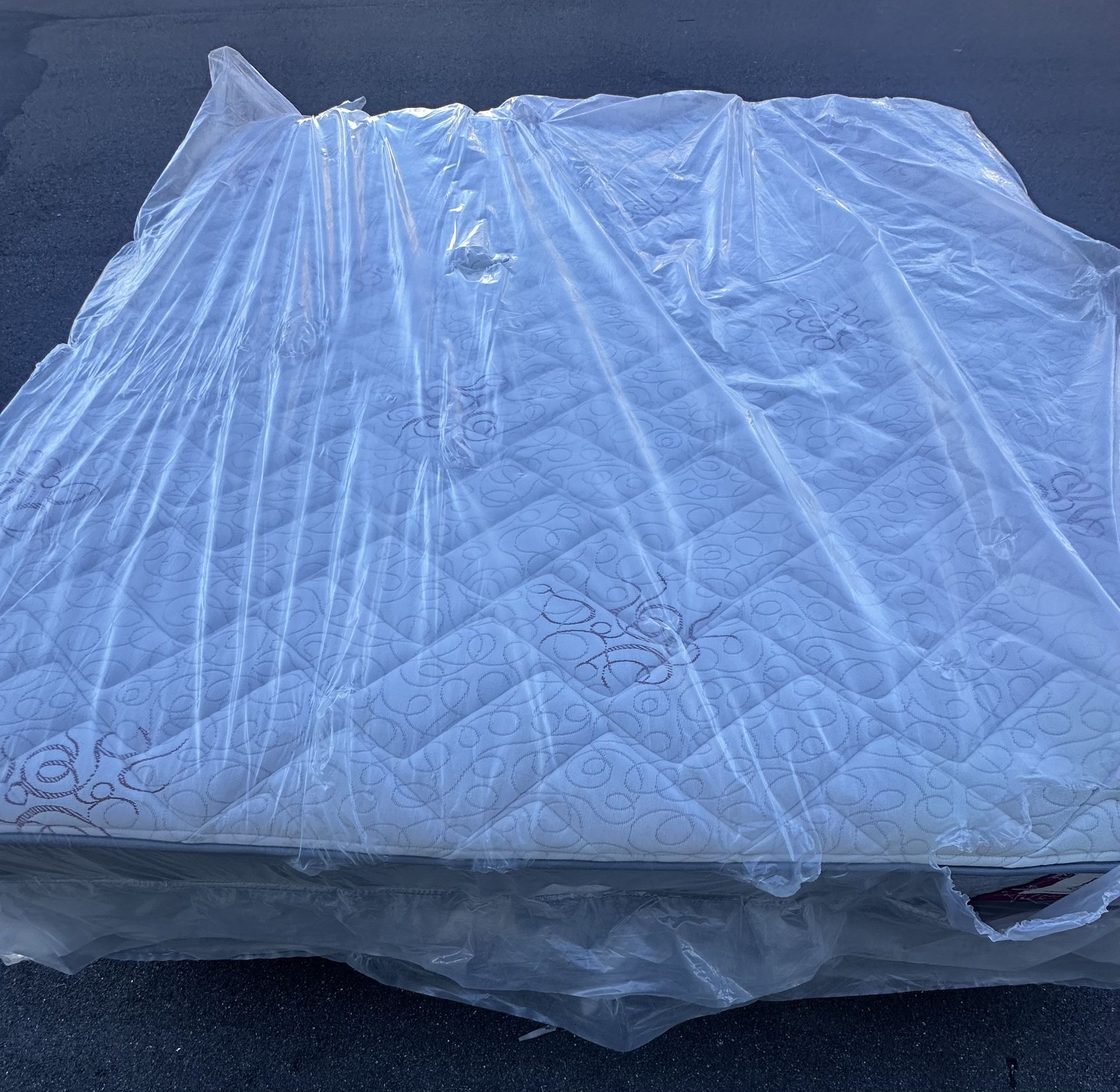 King mattress and box spring