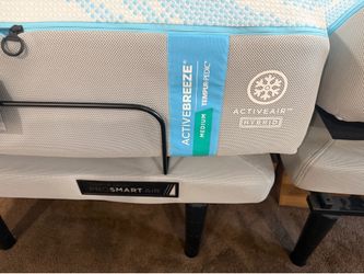 Temper pedic active breeze split king bed set for sale