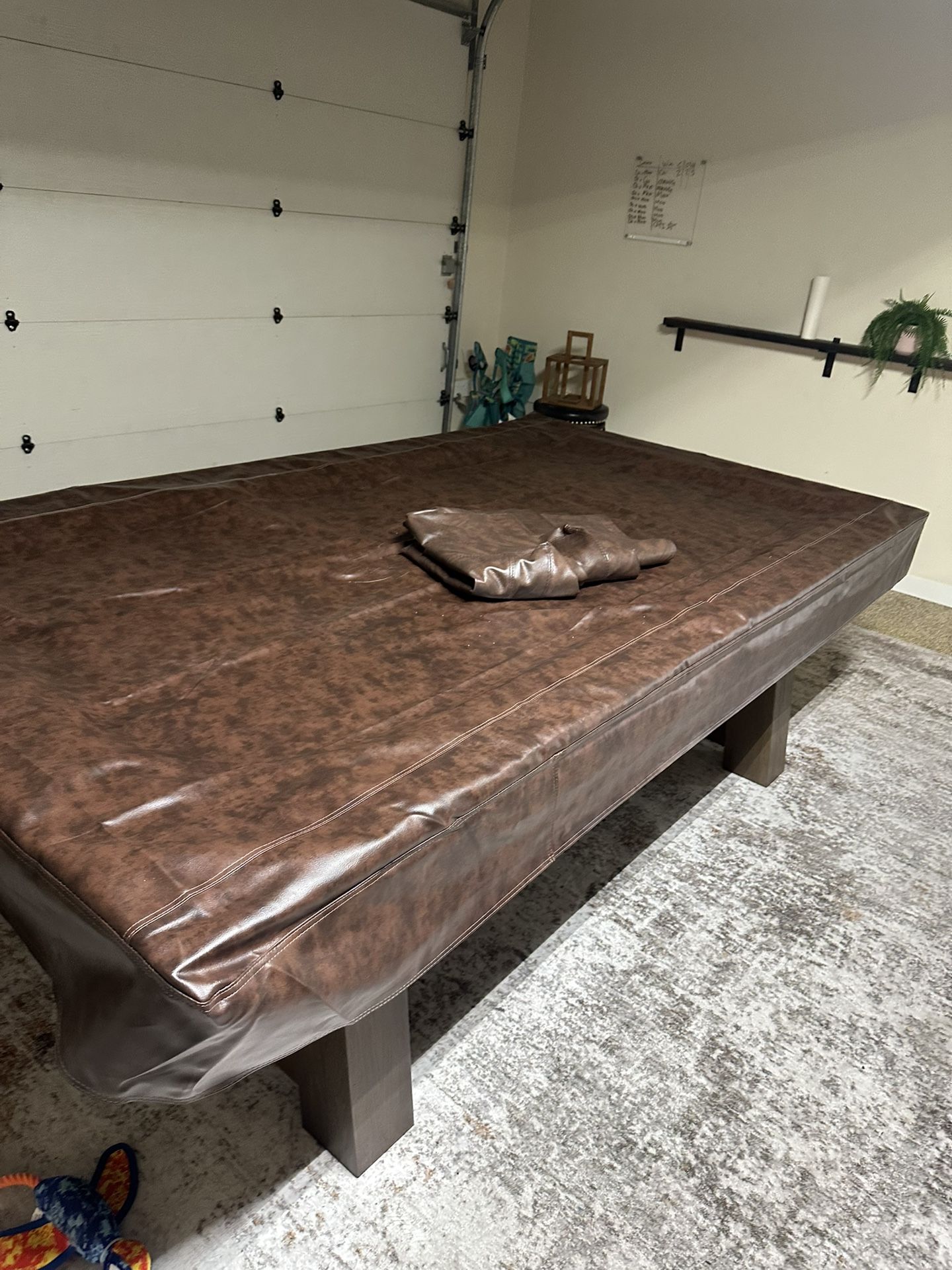 Brunswick Leather 7 Foot Pool Table Cover