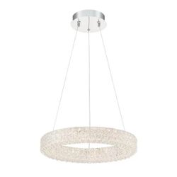 Crystal Ring LED Pendant Chandelier
