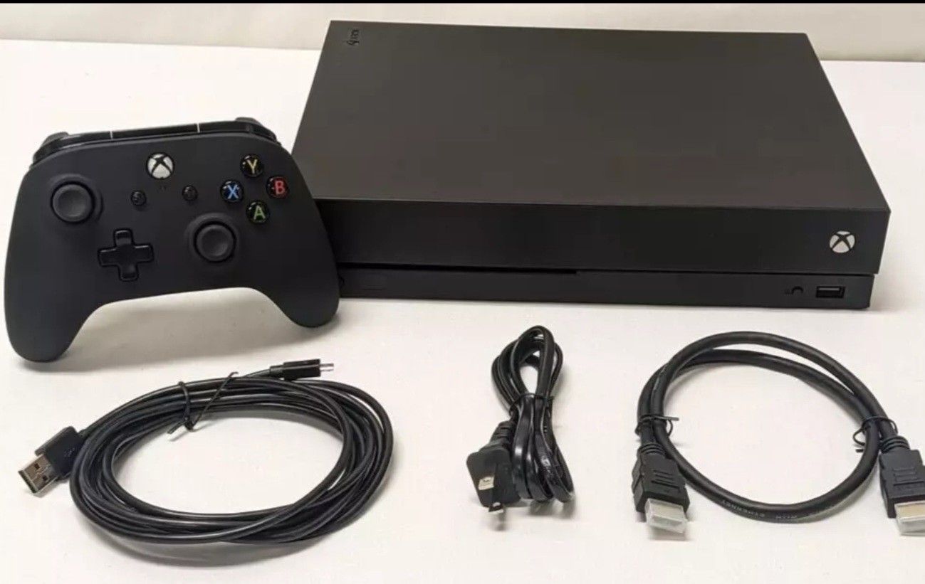 Xbox One X Grey Perfect Condition With MwIII Optional Controller