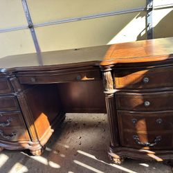 Vintage wooden desk