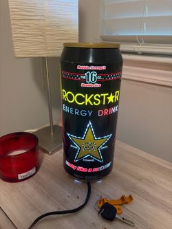 Rockstar energy drink lamp promo