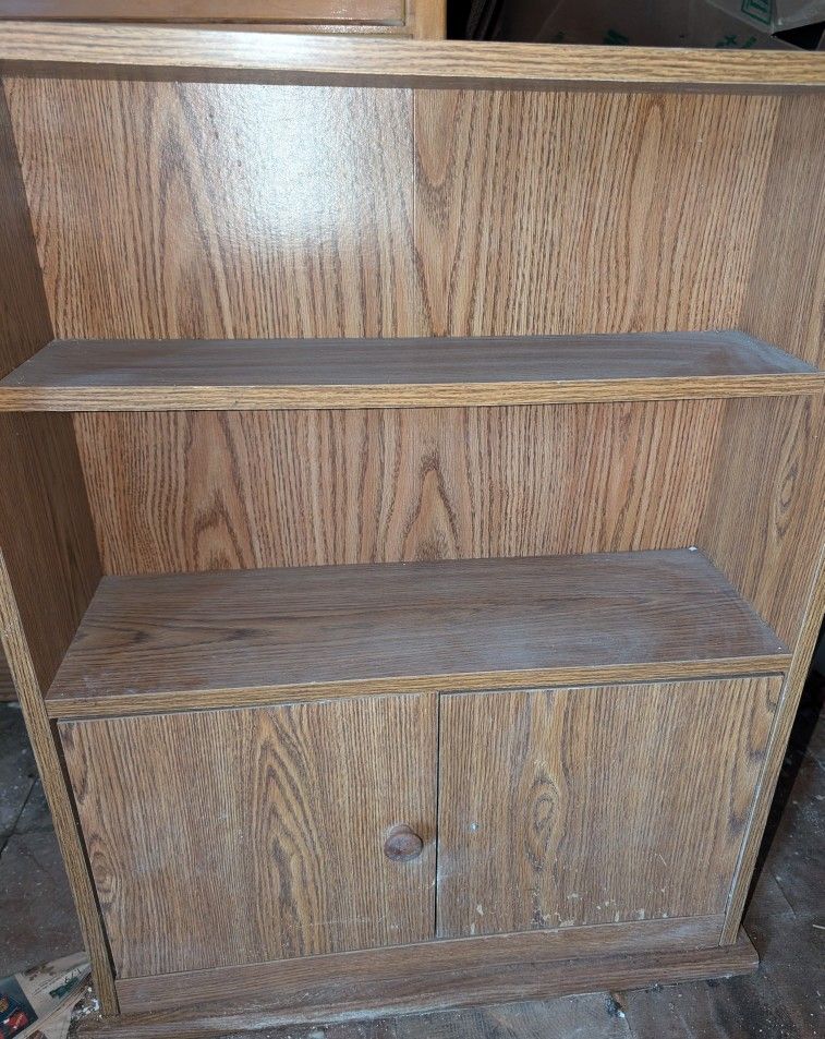 Cabinet With 2 Shelf Video, DVD, VHS Tapes 33"H x 25" W. $25
