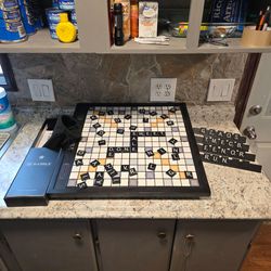 Huge Scrabble board on a SWIVEL