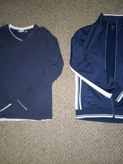 Mens Small Jacket and Longsleeve