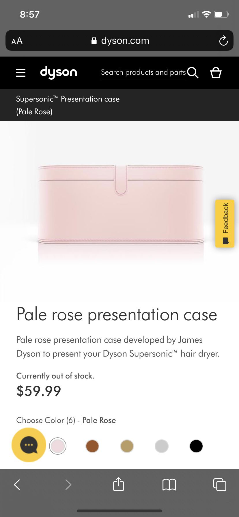 Dyson Supersonic Presentation Case Brand New