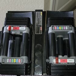 POWER BLOCK ELITE USA 90 SELECTABLE DUMBBELLS 