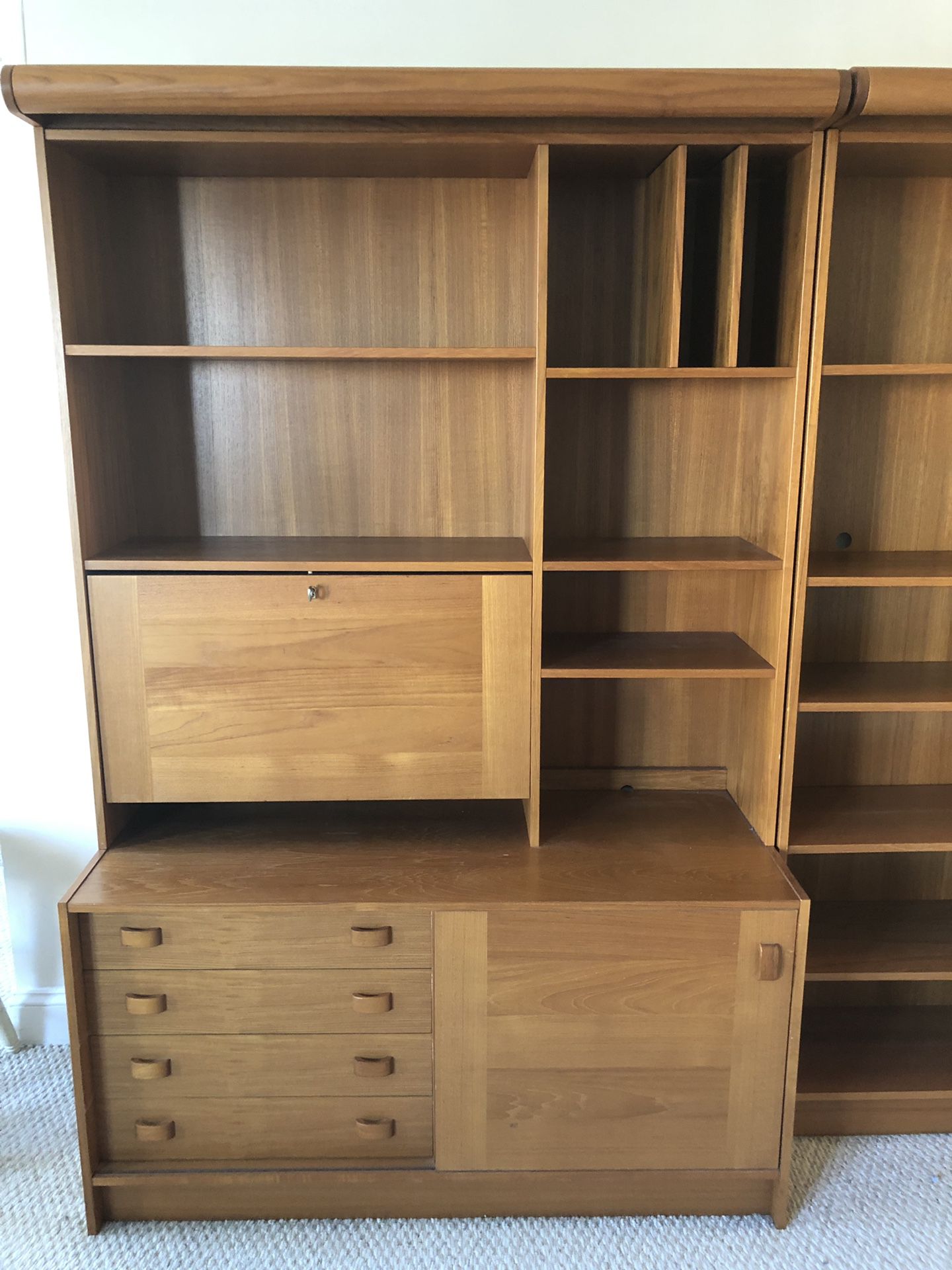 Wood furniture- Bookcase - Media Storage