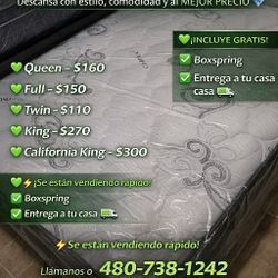 Mattres Pillow Top New 