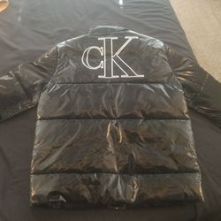 Unisex Ck1 Bubble Coat, Black 