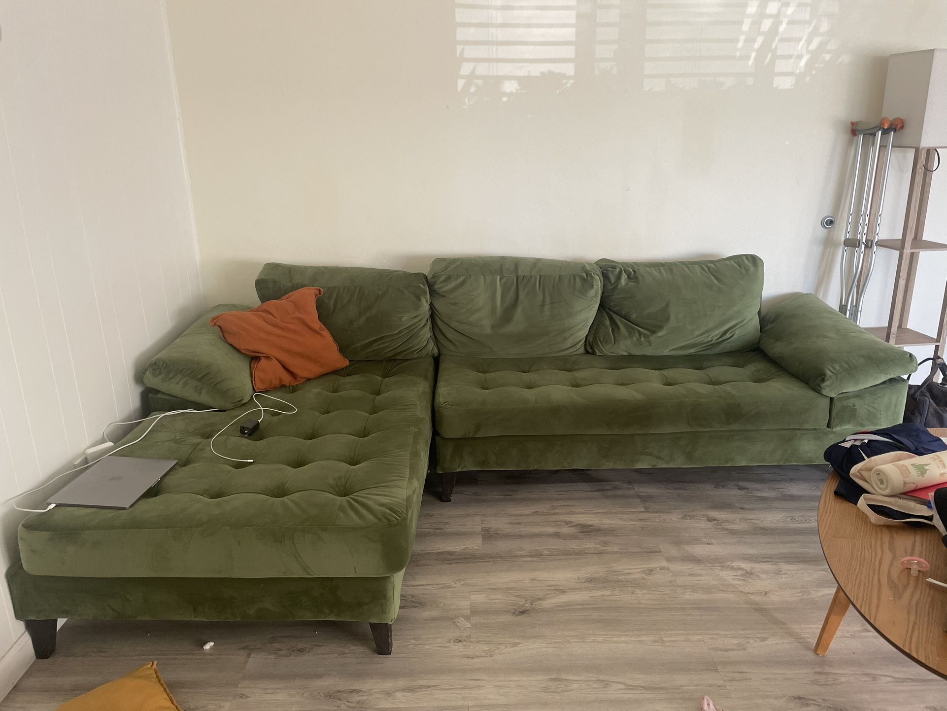 Green Sectional Couch