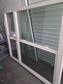 Dos ventanas retrofit corredisa 65x56.5
