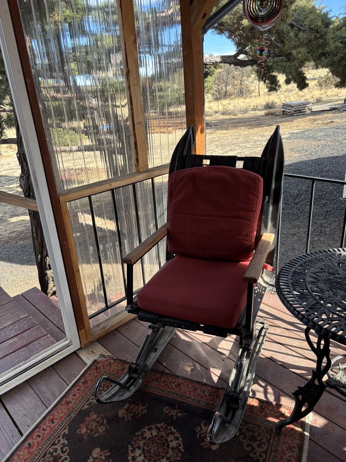 Vintage Snow Mobile Rocking Chair