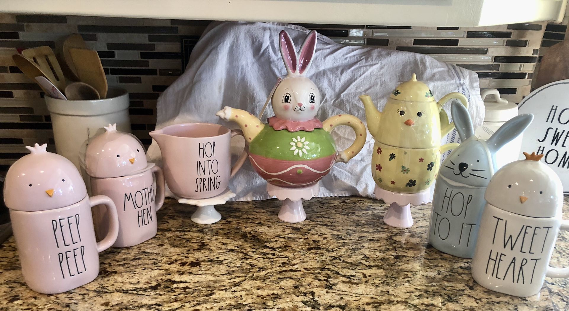 Rae Dunn Easter Bundle(prices Listed Or Make Offer)