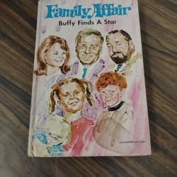 Vintage Old 1970 Family Affair HC Book Buffy Finds A Star
