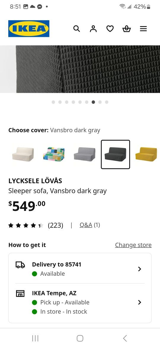 Ikea Sofa Bed