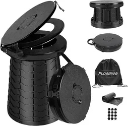 PLOGGING XXL Portable Collapsible Toilet