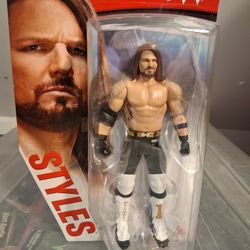 WWE SERIES 108 A J STYLES COLLECTABLE ACTION FIGURE