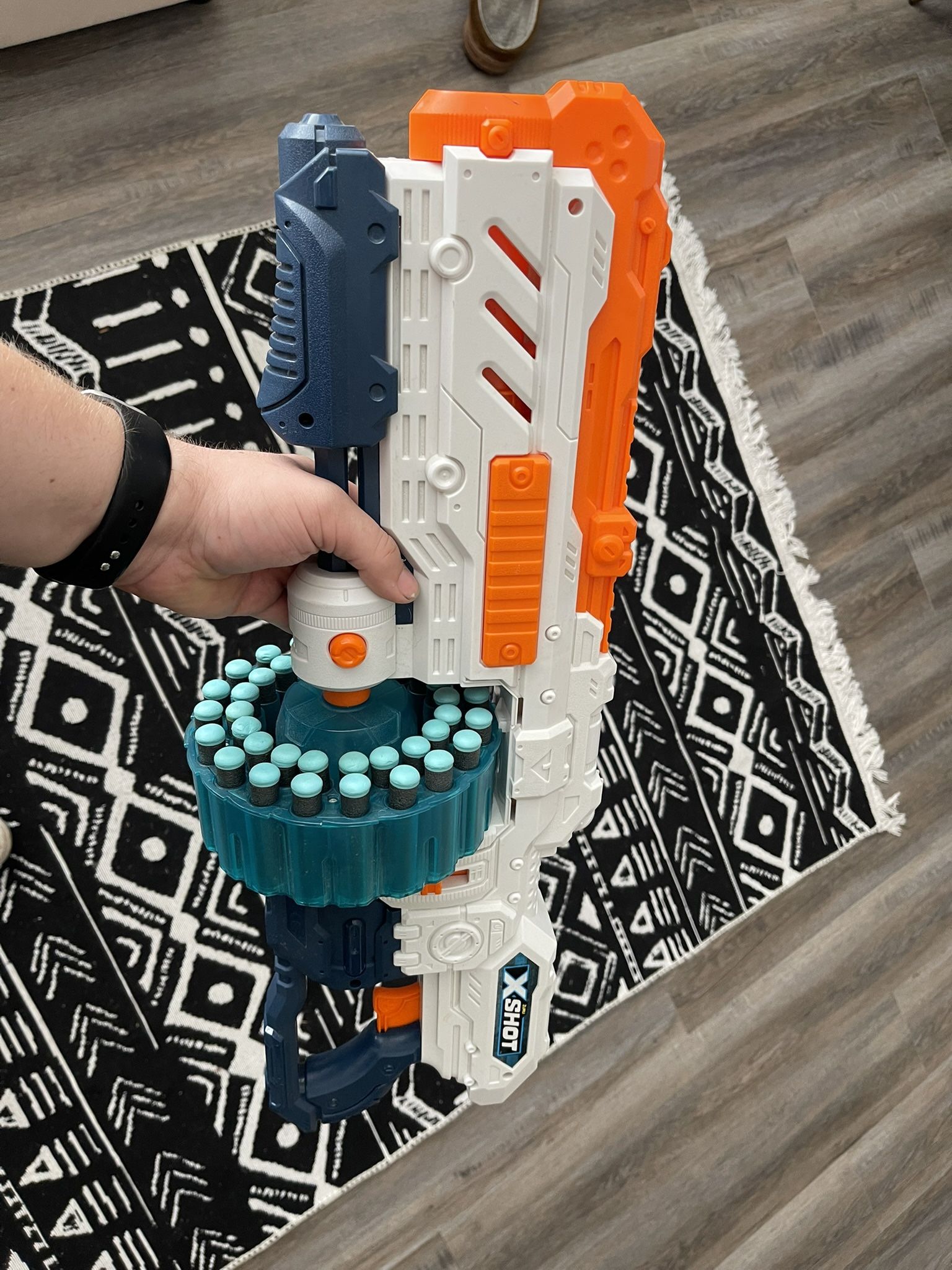 nerf and x shot guns