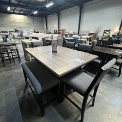 6-piece Counter Height Dining Set 