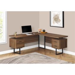 Monarch Sipesialties Computer Desk, Home Office, Corner, Left, Right Set-up, Storage Drawers, 70"L, L Shape, Work, 