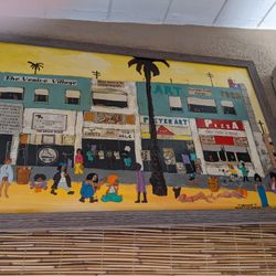 Original Boardwalk Painting Of Venice  Village