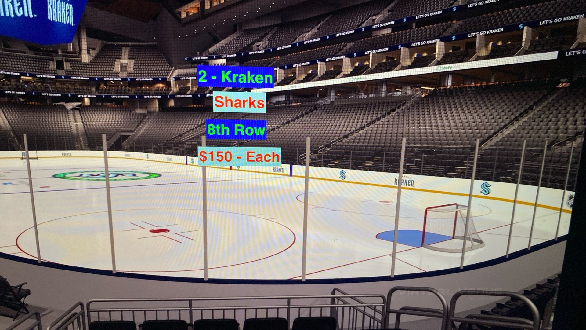 Kraken Sharks Tickets