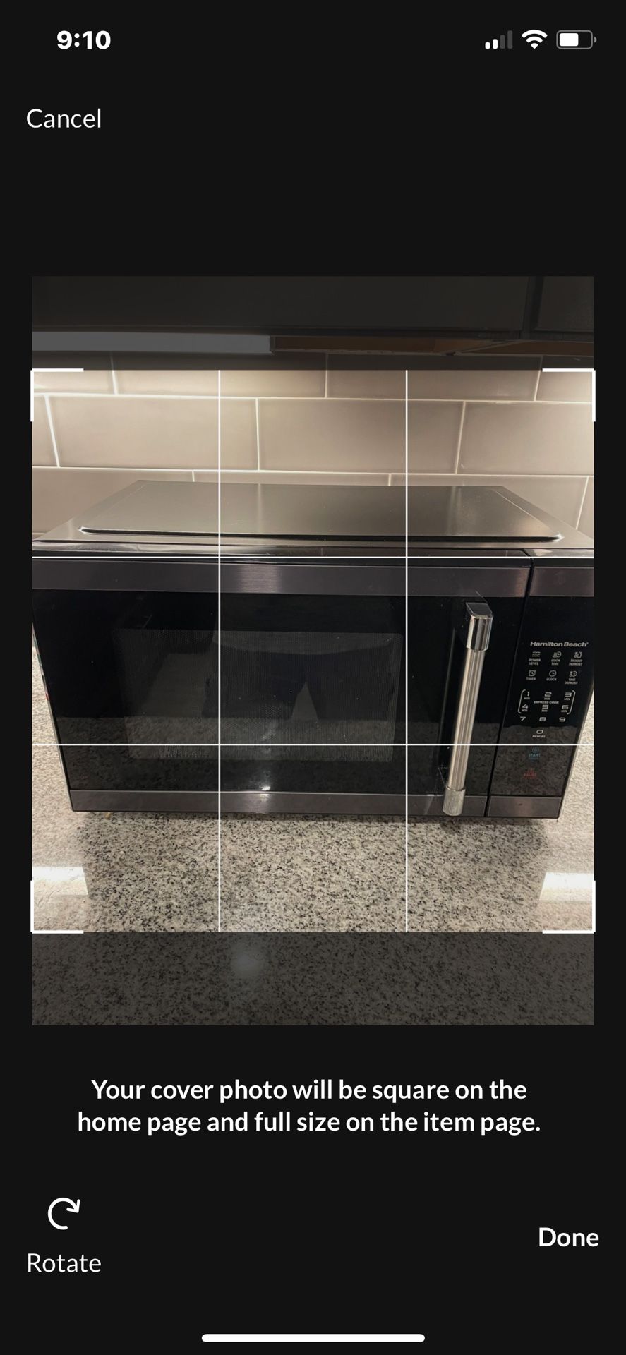 $35 Microwave Like New