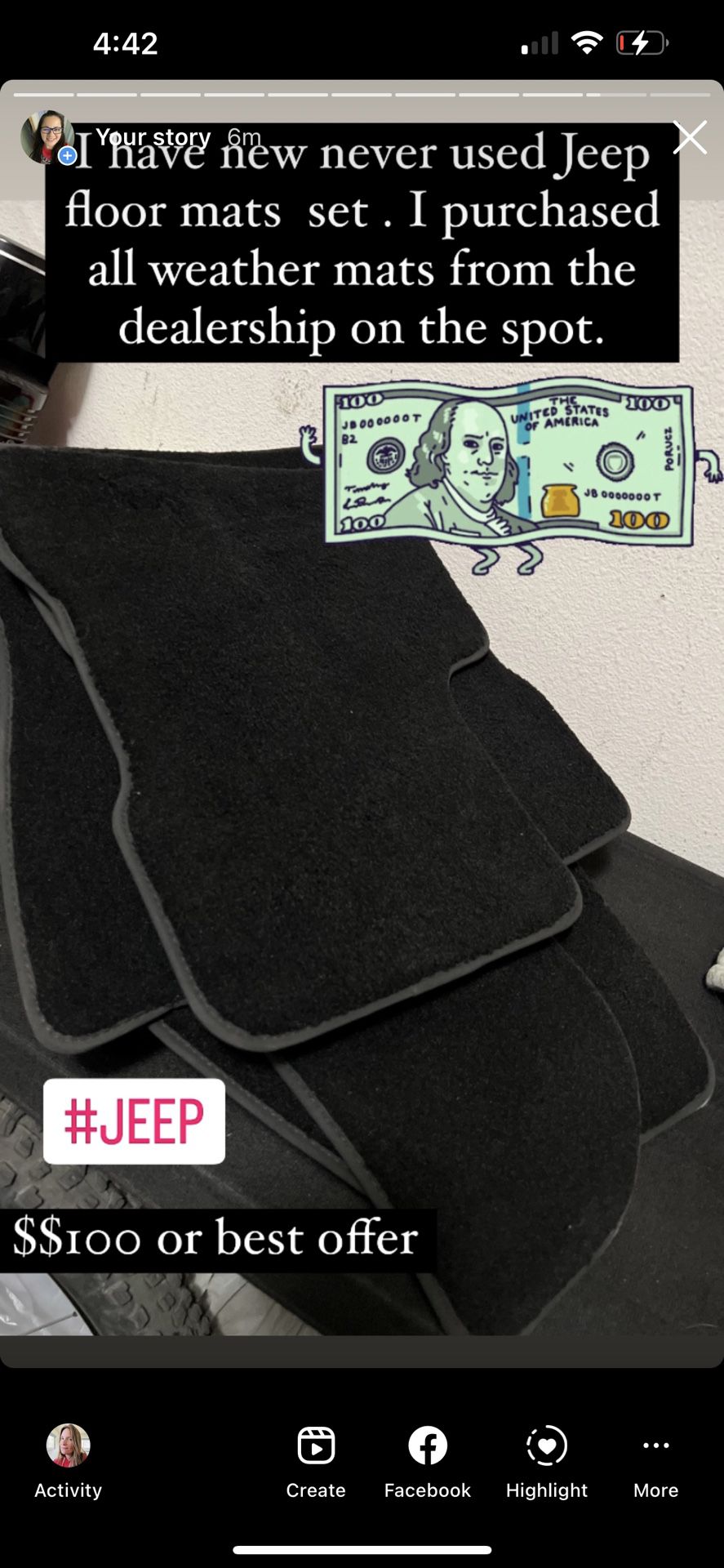 Jeep Floor Mat Set OBO