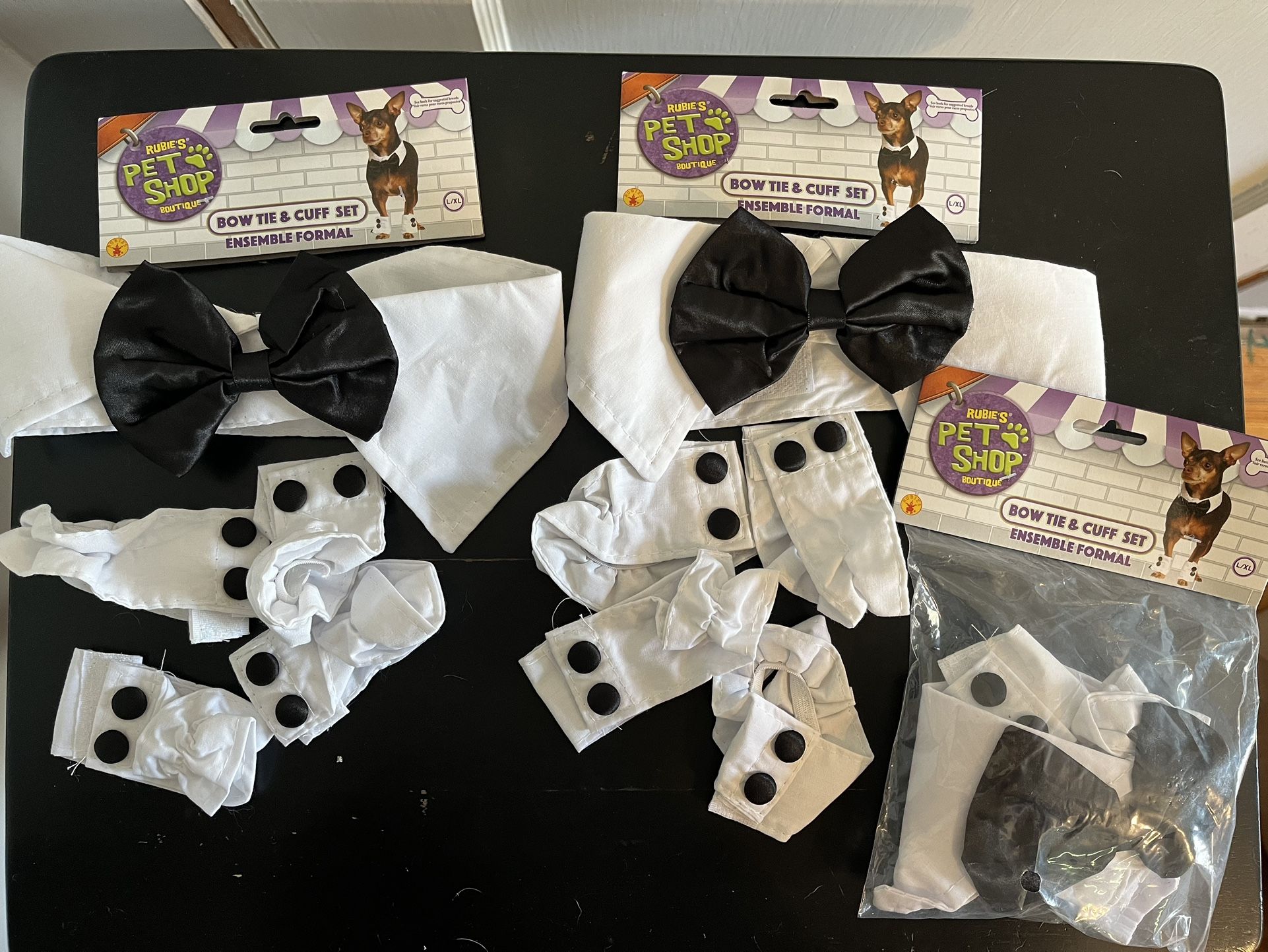 Dog Halloween Costume - Bow Tie & Cuff Set