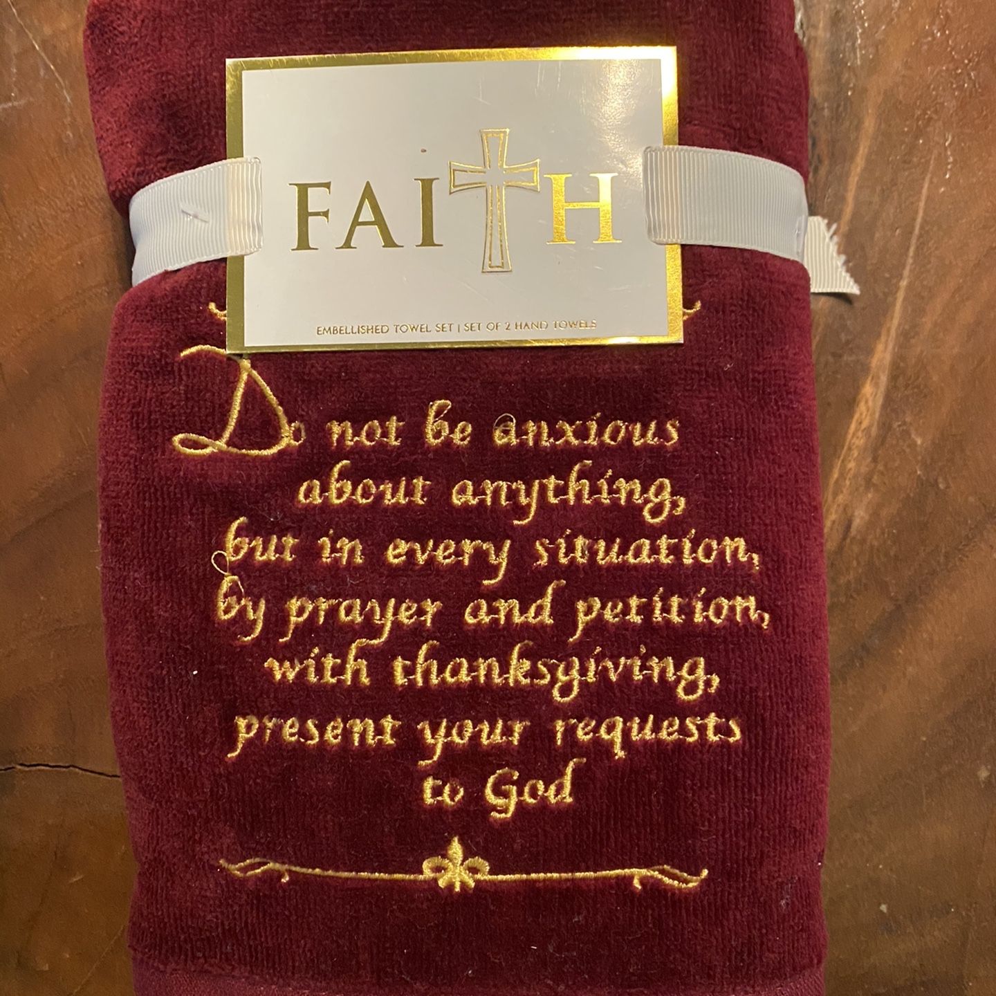 Embellished Towel set BRAND NEW
