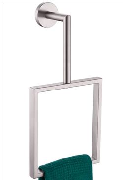 Towel Ring Brushed Nickel Hand Towel Rack for Kitchen Decor Wall Mount