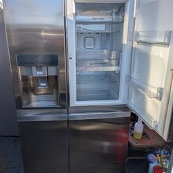 LG Counter Depth Refrigerator/3 Months Of Warranty And Free Local Delivery 