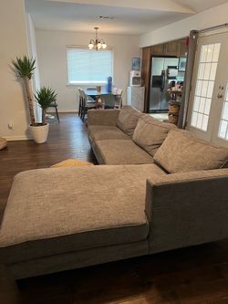 Gray L Couch