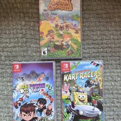 Animal Crossing: New Horizons - Nintendo Switch Ben 10 & Nick Kart Racers