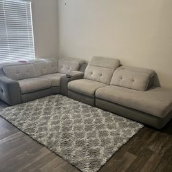 L Shape Sofa Recliner/4 Piece Sectional 
